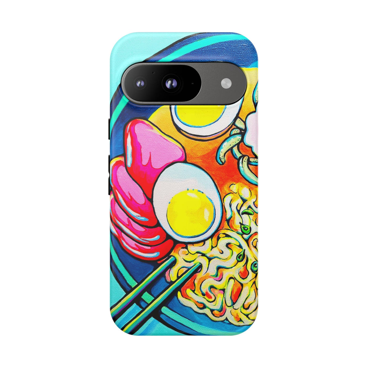 Coque de téléphone résistante Neon Ramen