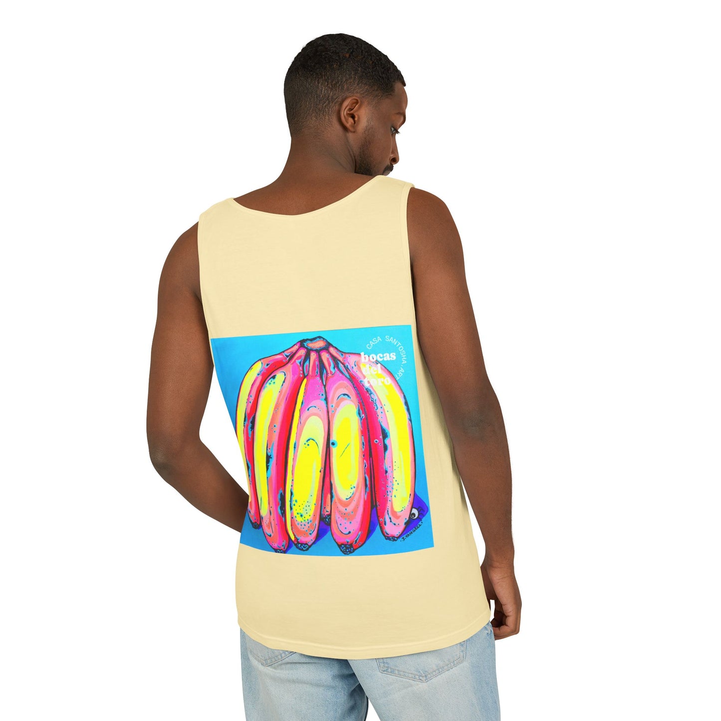 Unisex Neon Fat Bananas Tank Top - Perfect for Summer Vibes