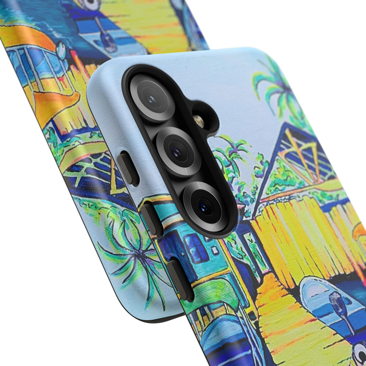 Cyclops Cat and Dog in Bocas Tough Phone Case