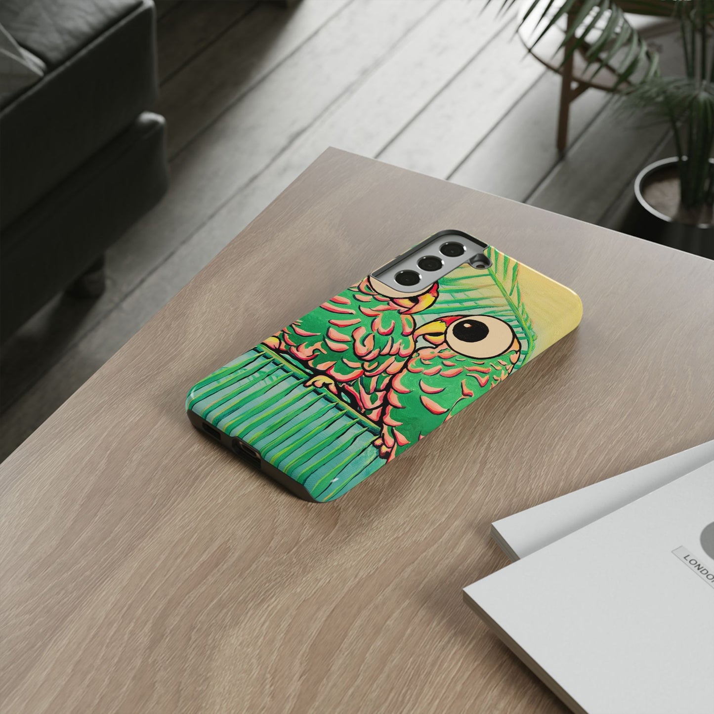 Chatty Cyclops Parrots Tough Phone Case