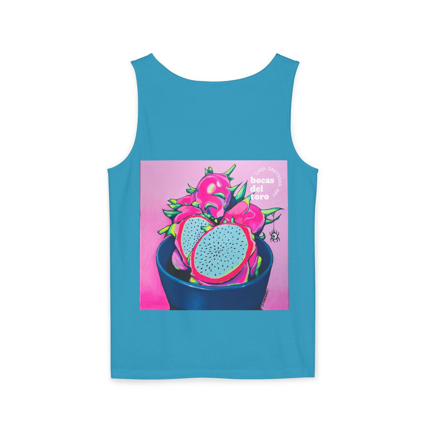 Unisex Neon Pink Dragon Fruit Tank Top - Perfect for Summer Vibes