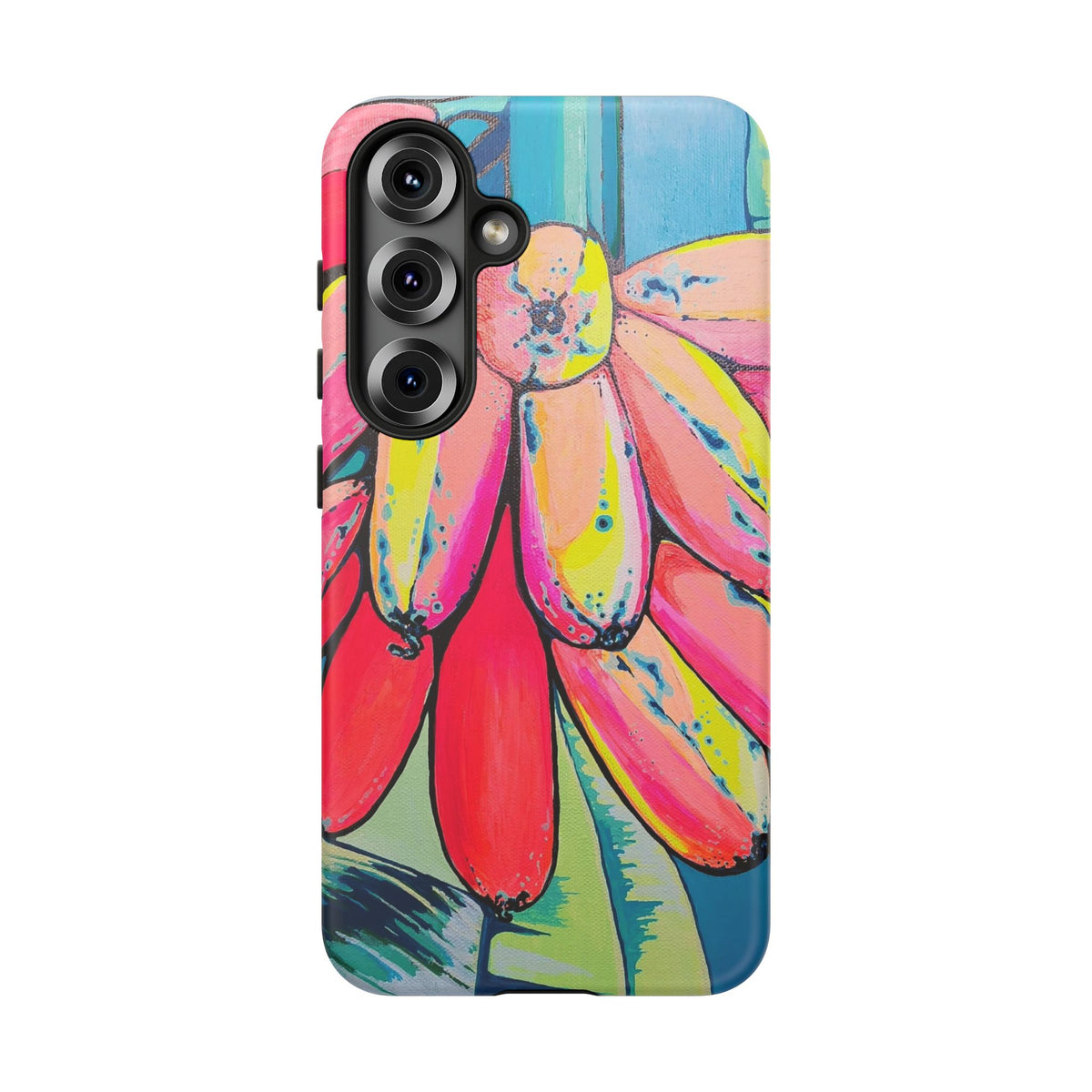 Neon Primitivo Bananas Tough Phone Case