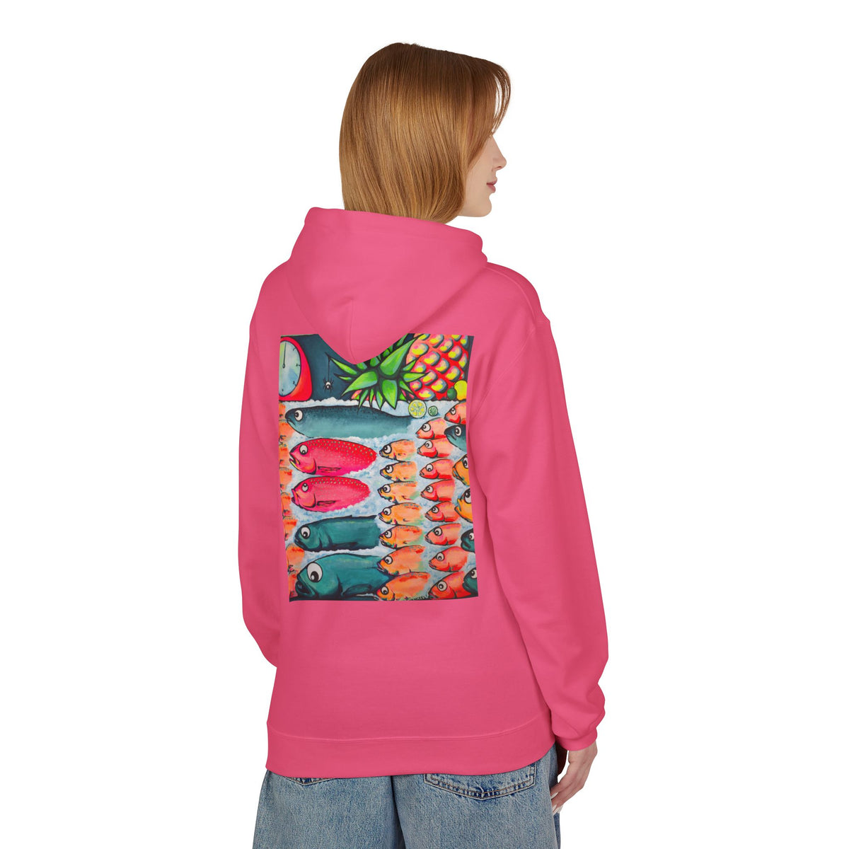 Unisex Neon Cabo Fish Market Soft Hoodie