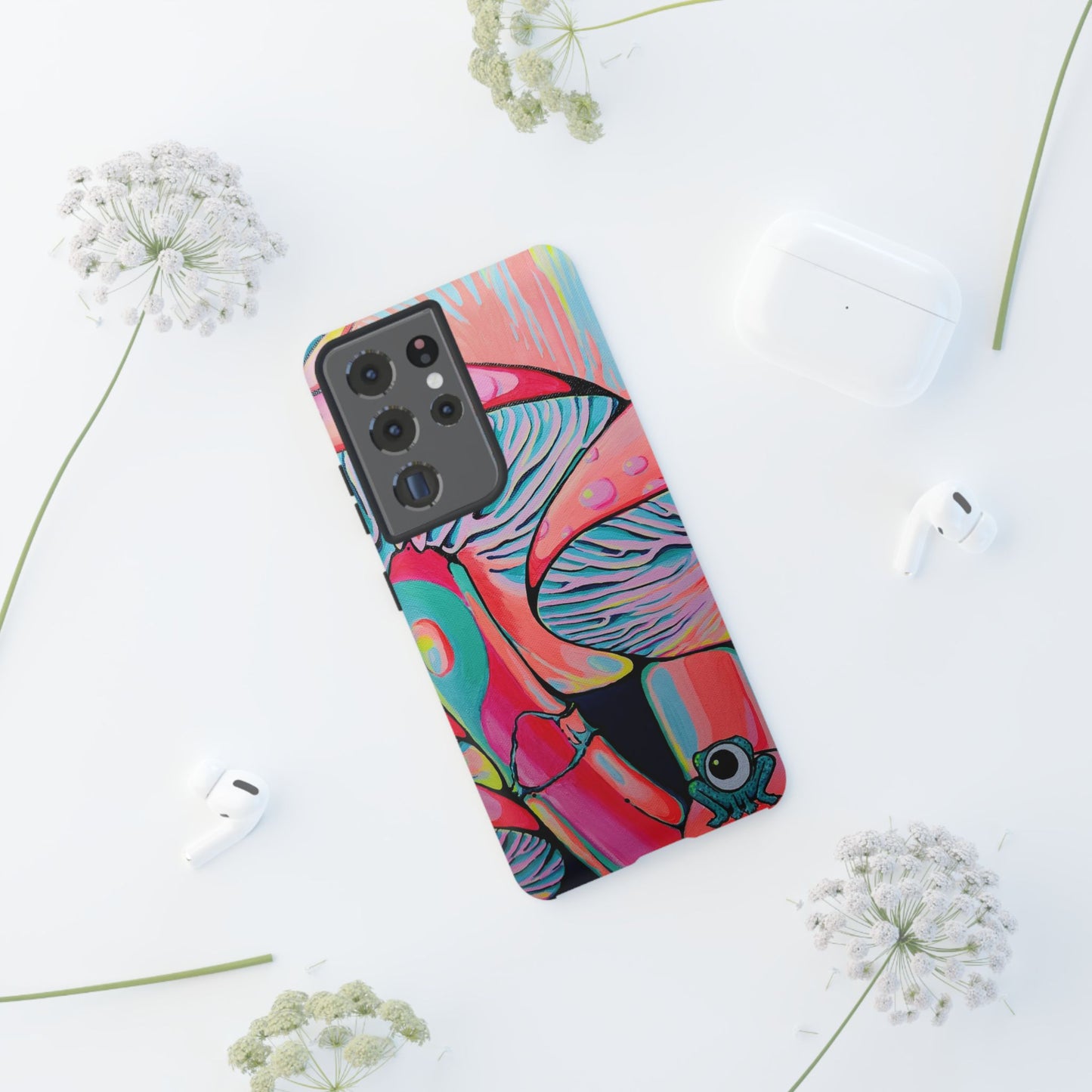 Trippy Mushrooms Tough Phone Case