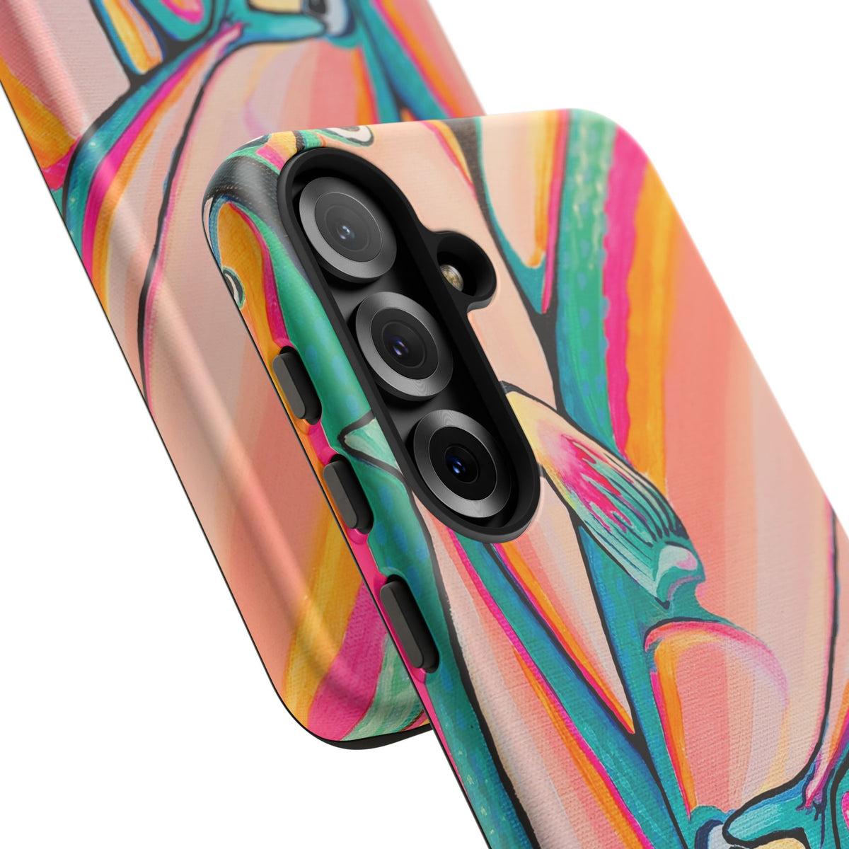 Neon Fish Tough Phone Case