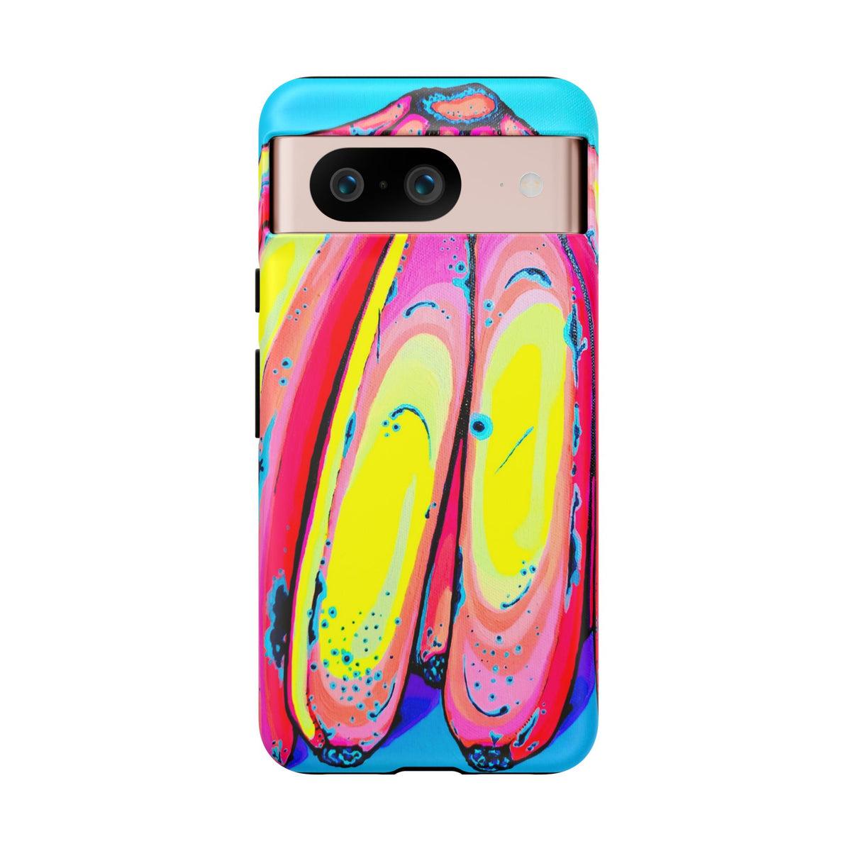 Neon Fat Bananas Tough Phone Case