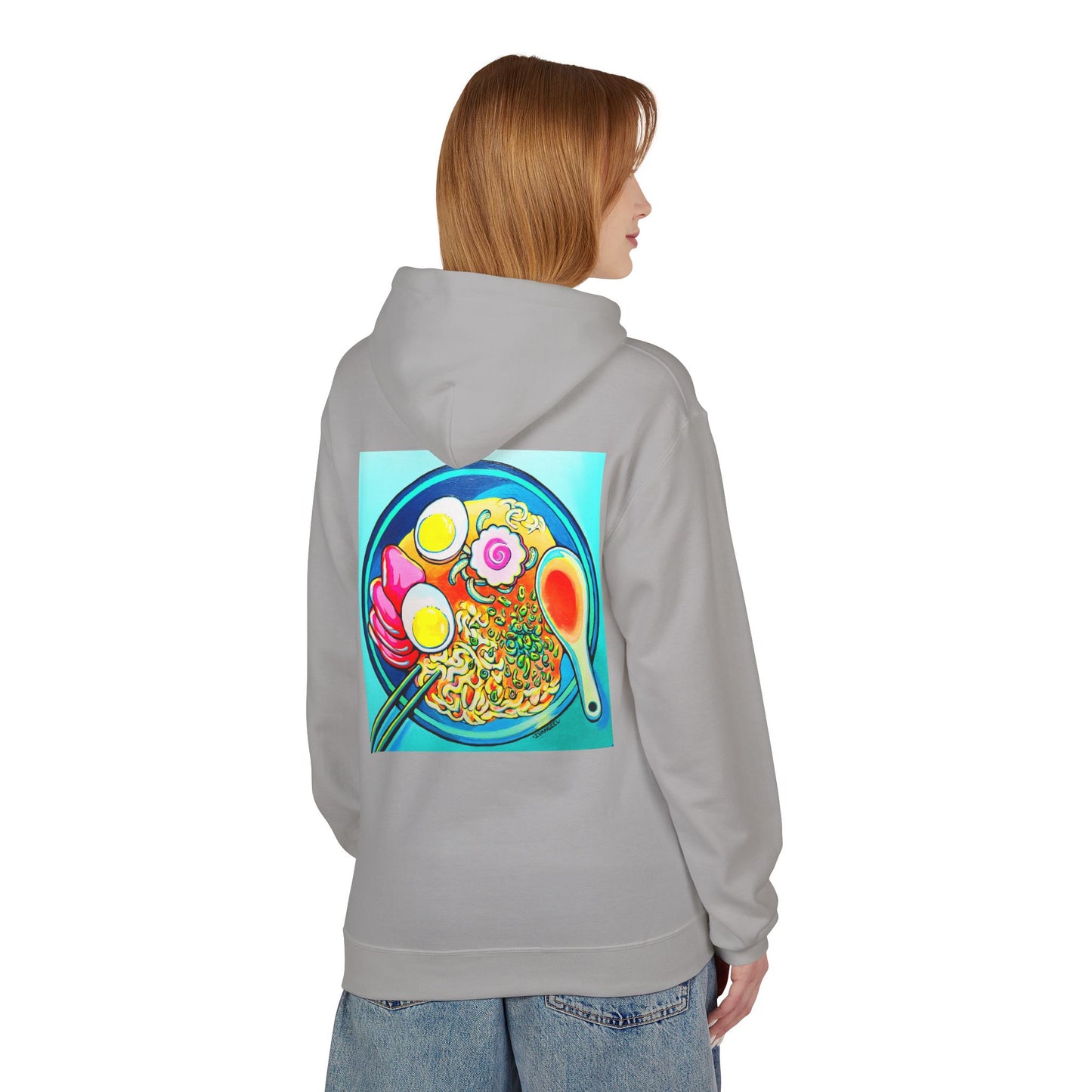 Unisex Neon Ramen Soft Hoodie