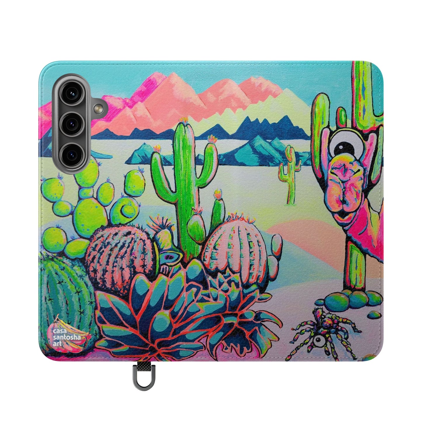 Cyclops Camel Flip Phone Case – Wallet Cover with Card Slots