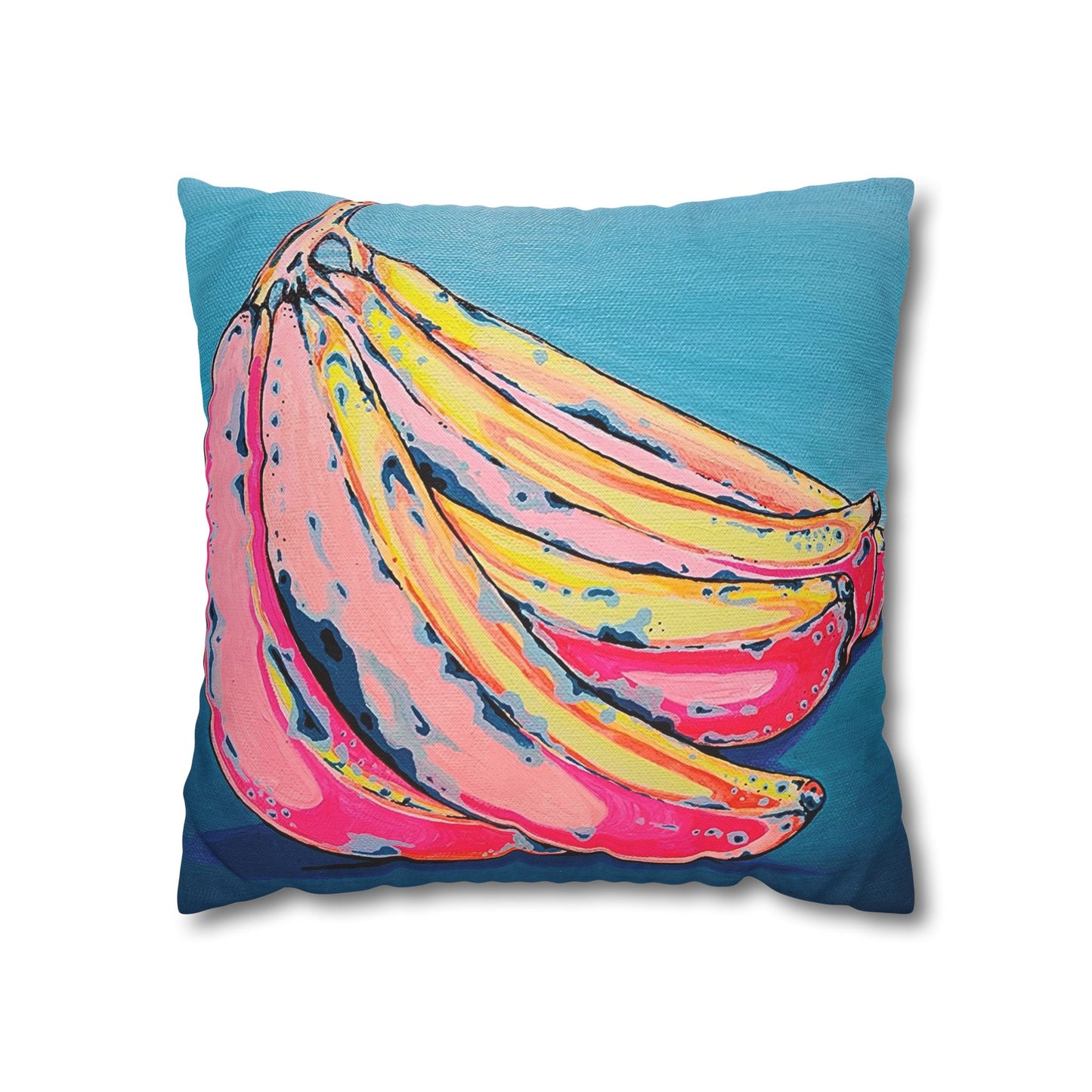 Neon Bananas Pillowcase, Cover Only