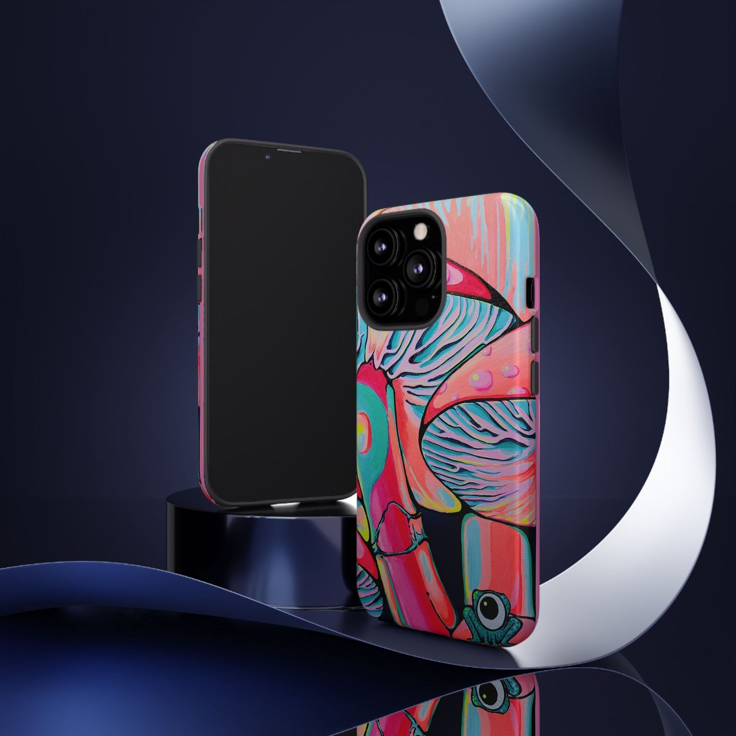 Trippy Mushrooms Tough Phone Case