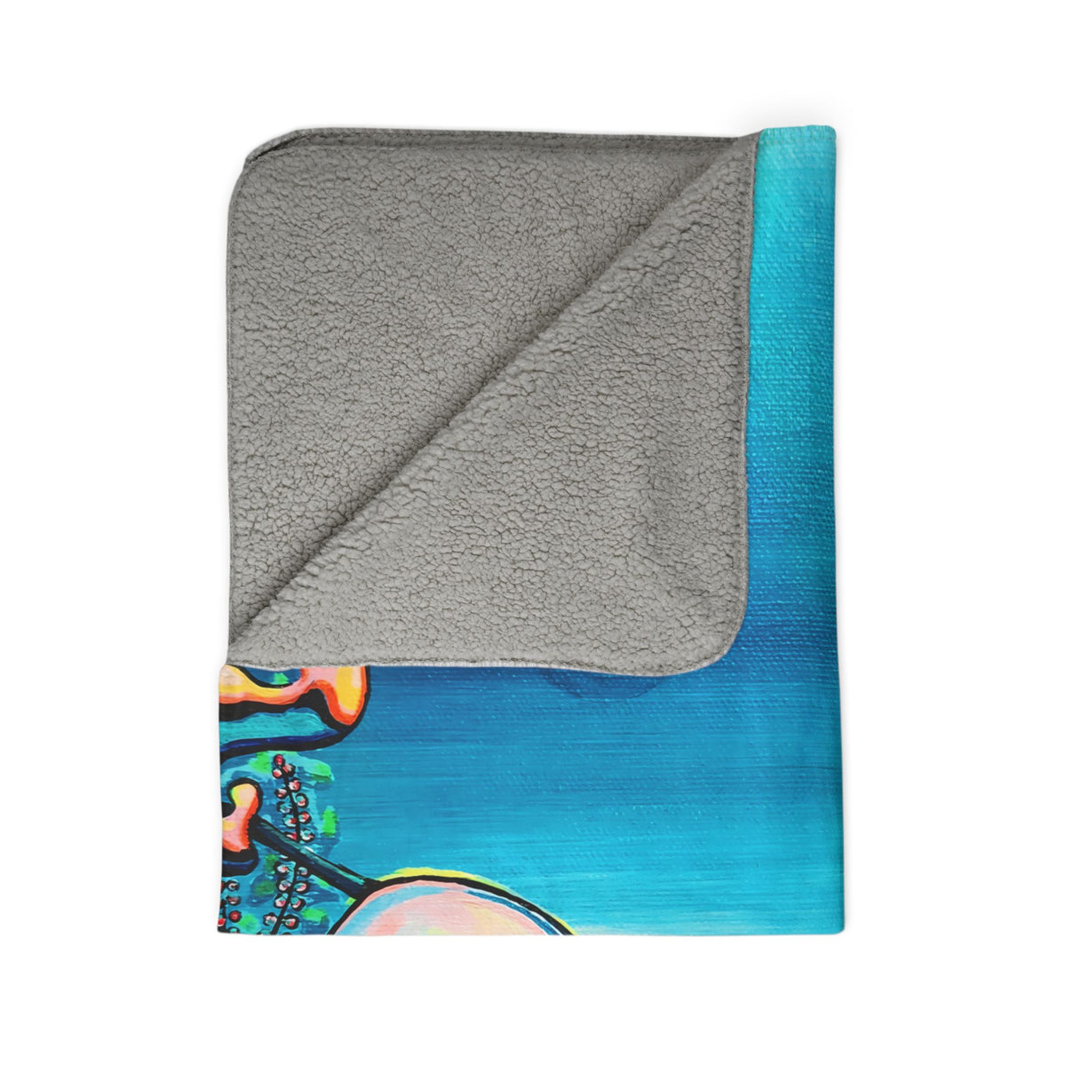 Cyclops Stingray Fleece Sherpa Blanket
