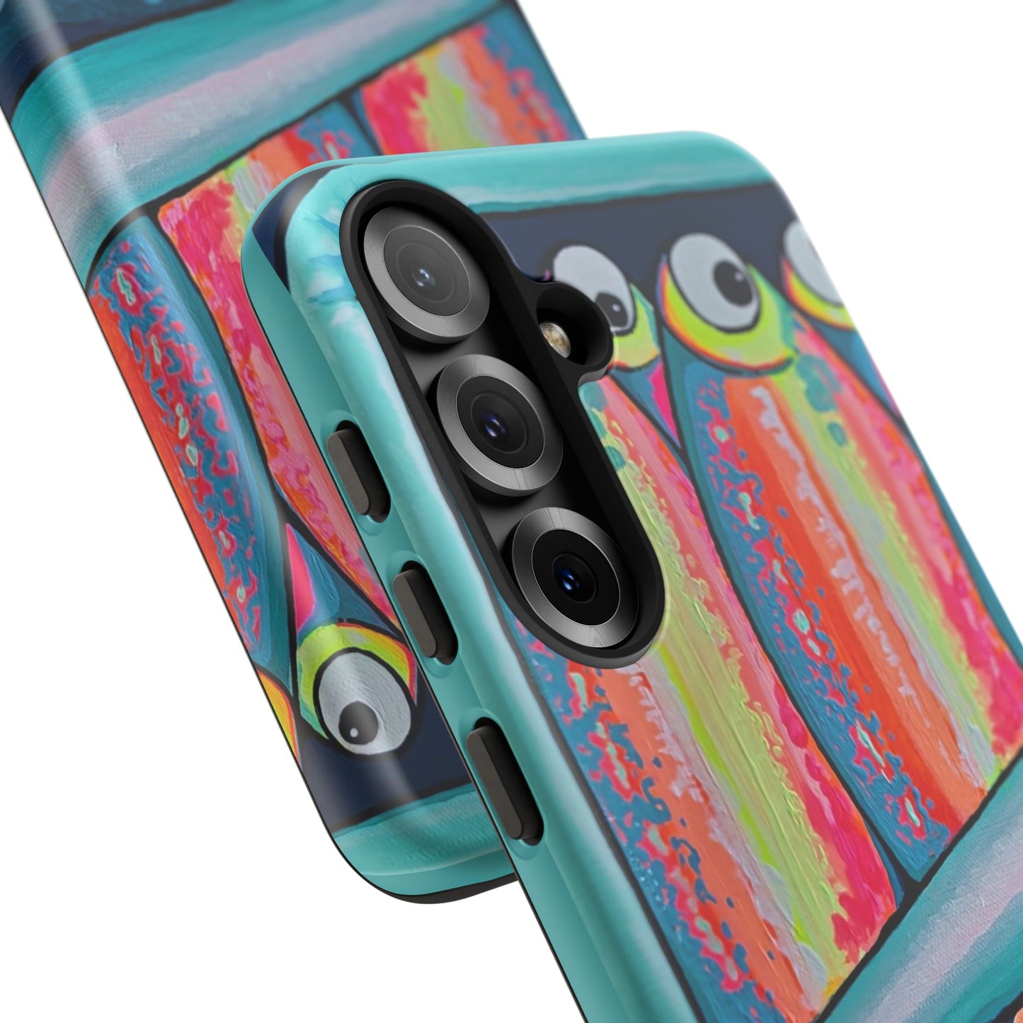 Neon Sardines Tough Phone Case