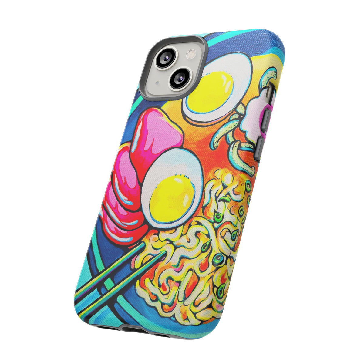 Coque de téléphone résistante Neon Ramen