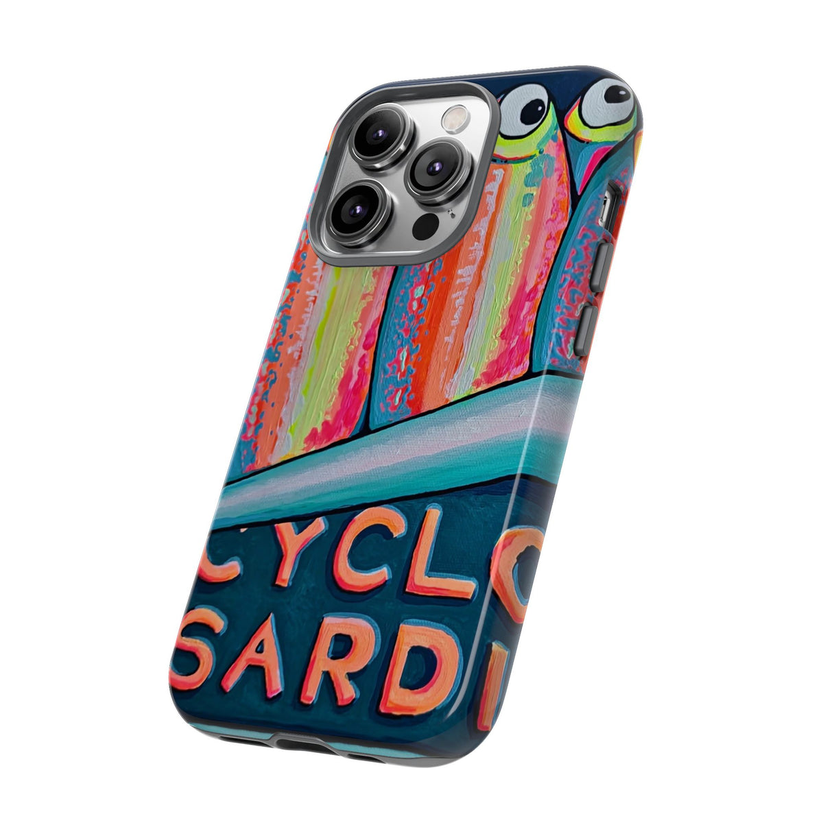 Neon Sardines Tough Phone Case