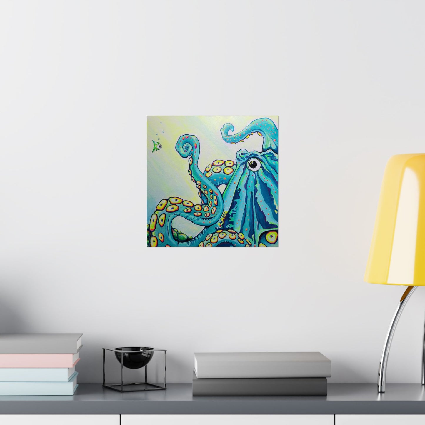 Cyclops Octopus Giclée Art Poster