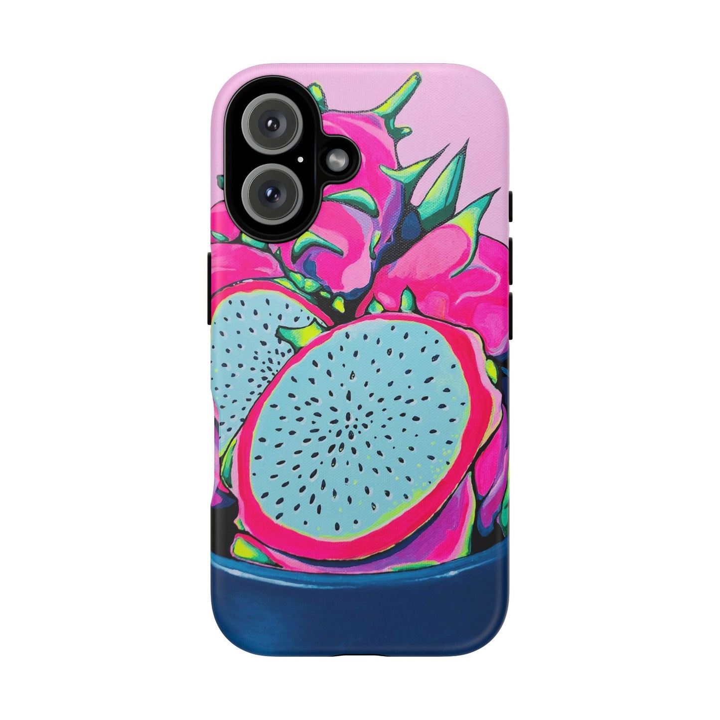 Neon Pink Dragon Fruit Tough Phone Case