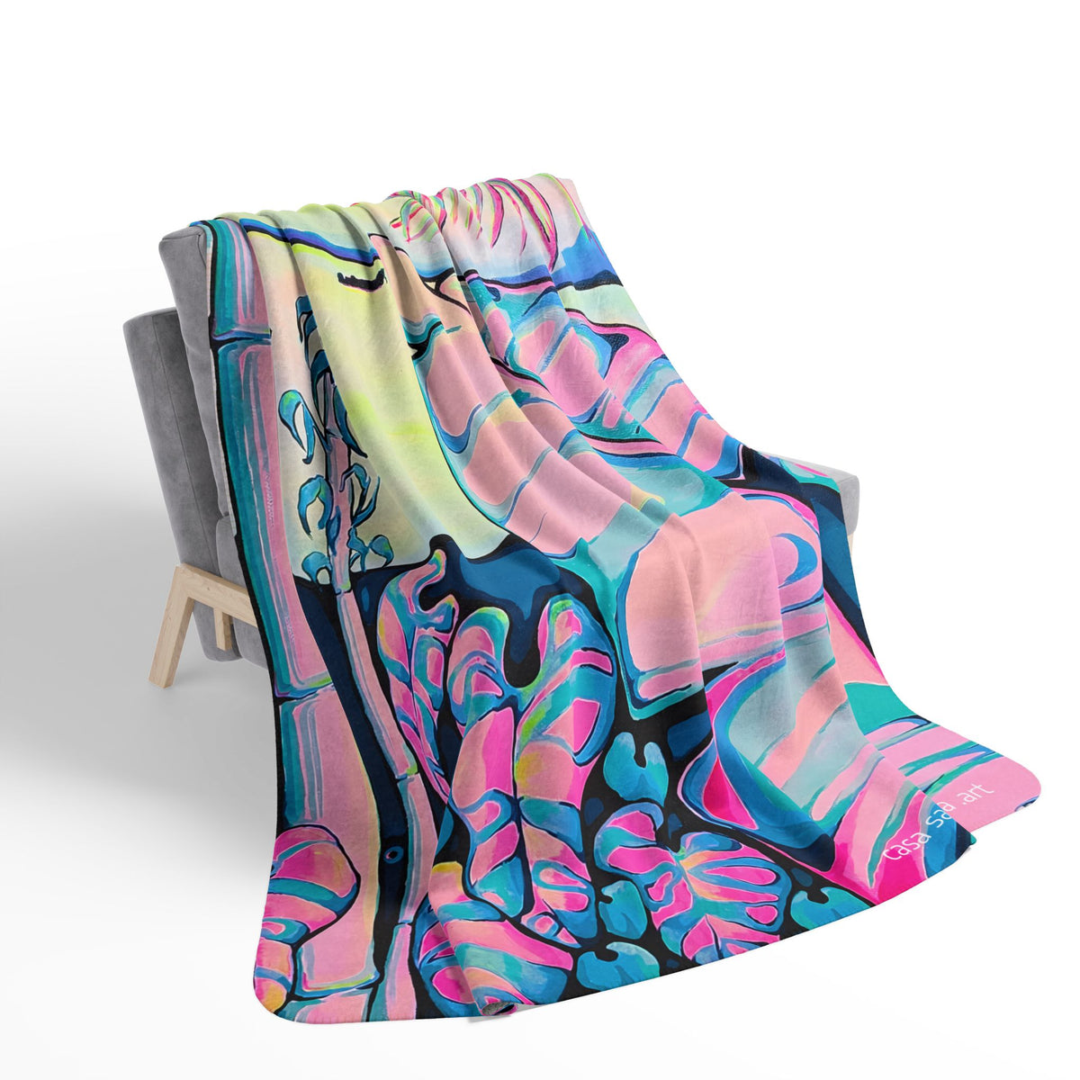 Serenity Bocas Fleece Sherpa Blanket