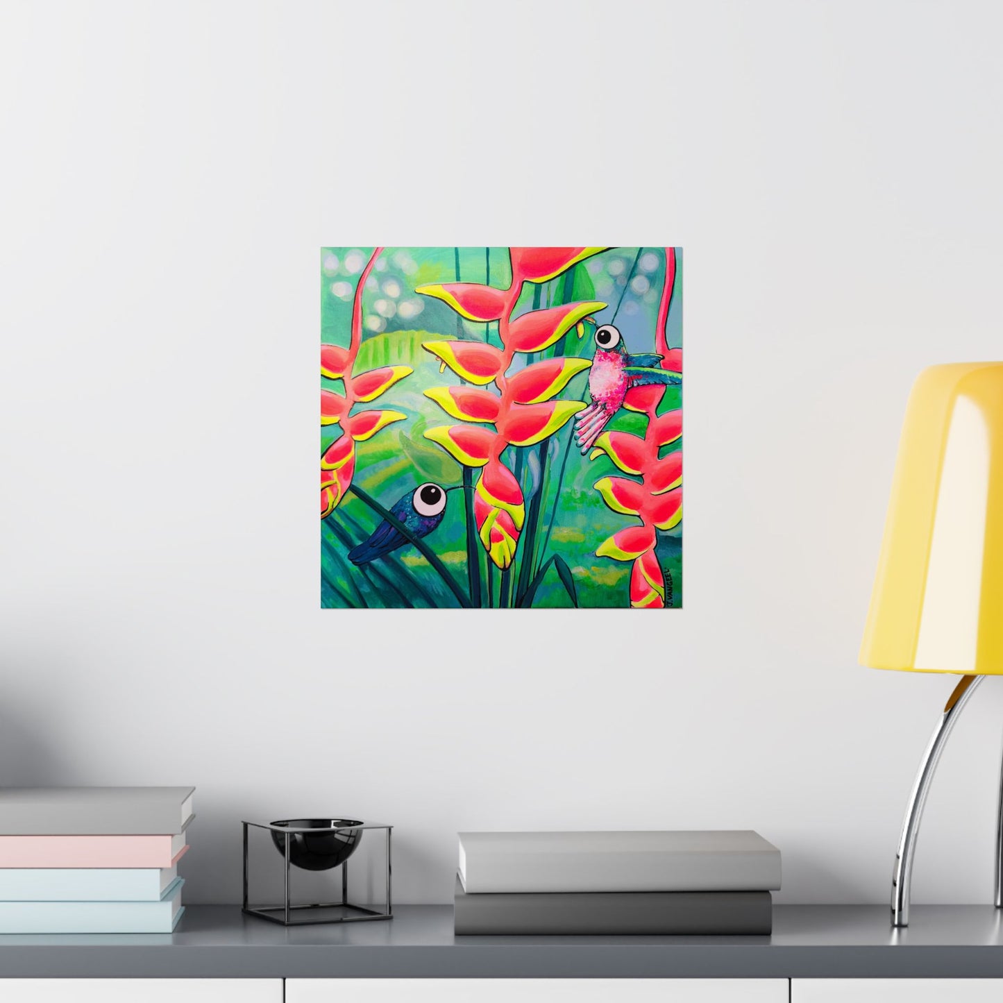 Cyclops Hummingbirds Giclée Art Poster