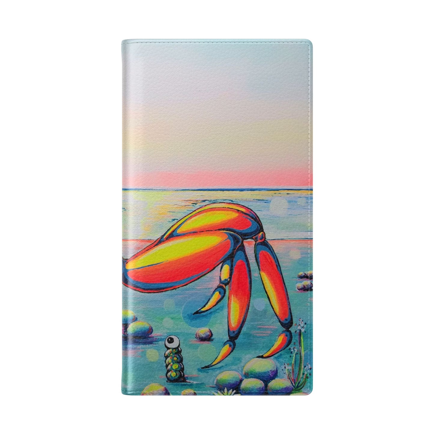 Cyclops Crab Flip Phone Case – Wallet Cover with Card Slots