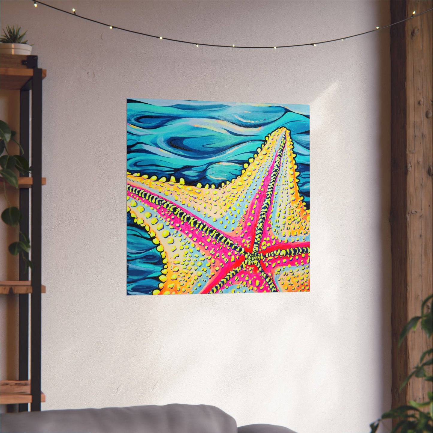 Starfish Beach Bocas Giclée Art Poster
