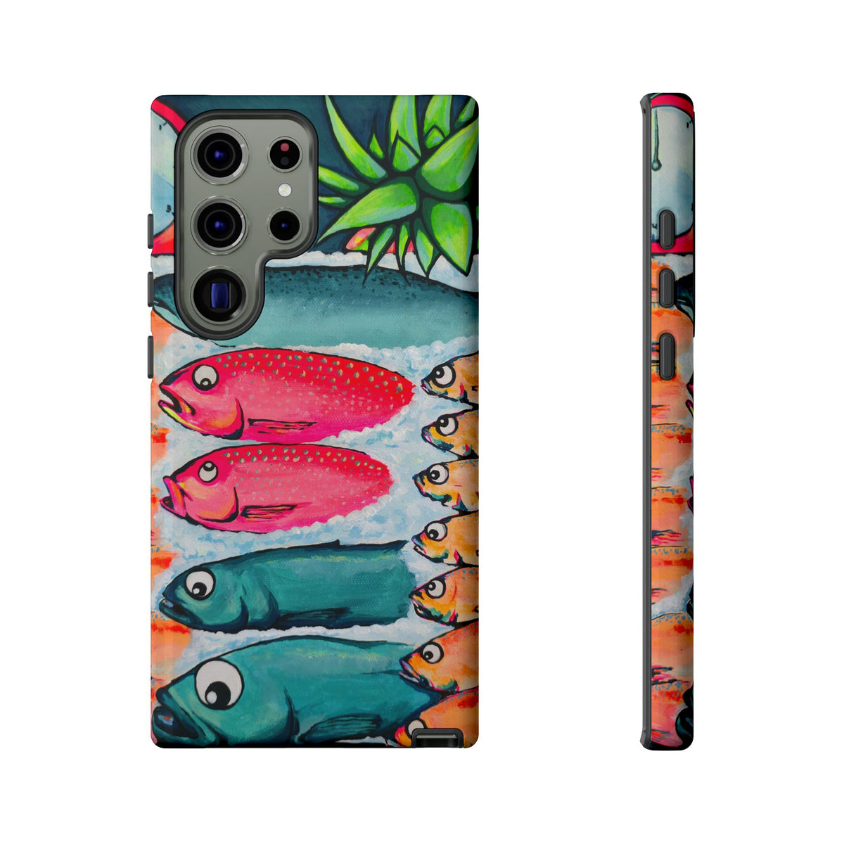 Neon Cabo Fish Market Tough Phone Case