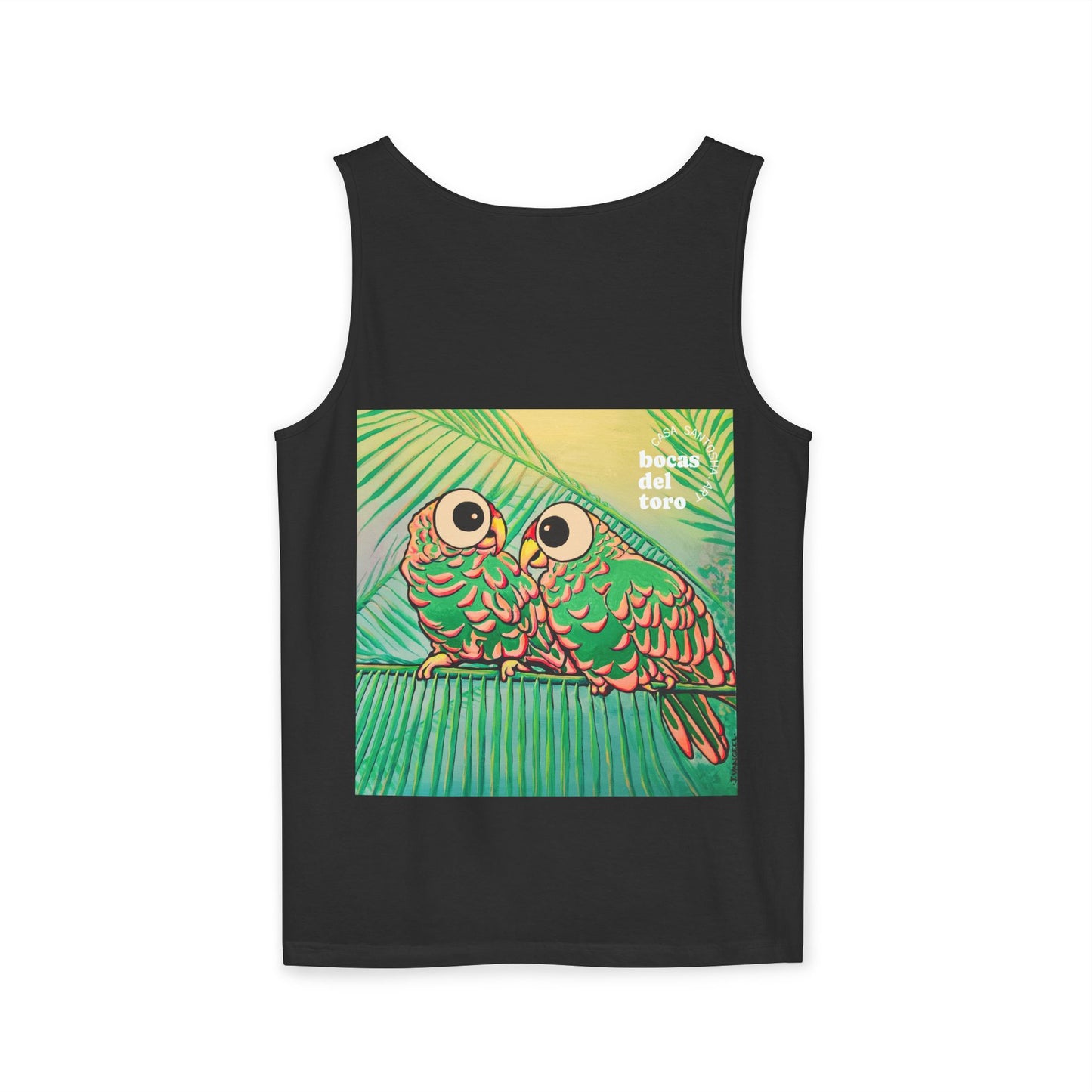Unisex Chatty Cyclops Parrots Tank Top - Perfect for Summer Vibes