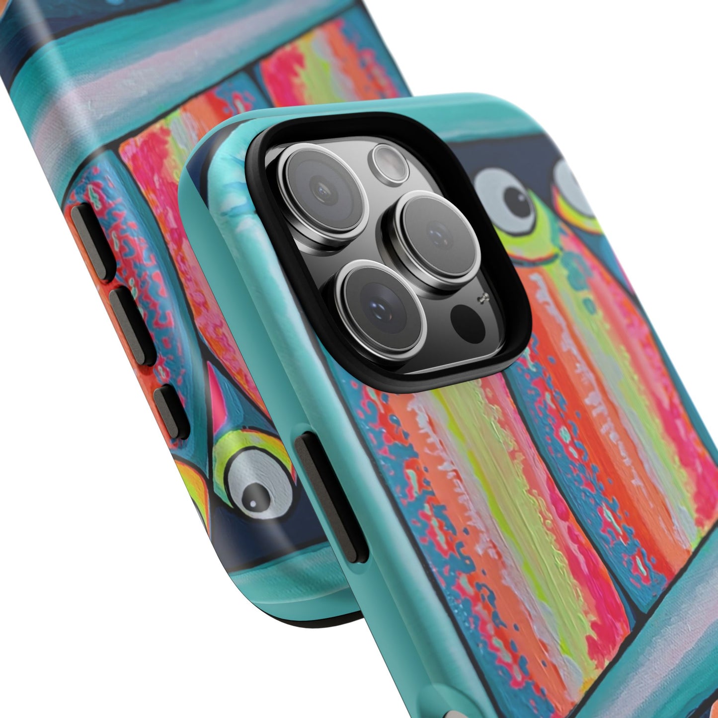 Neon Sardines Tough Phone Case