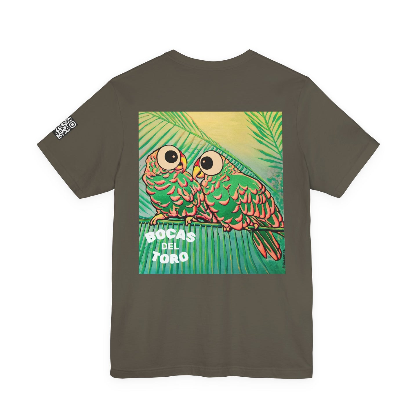 Unisex Chatty Cyclops Parrots Tee