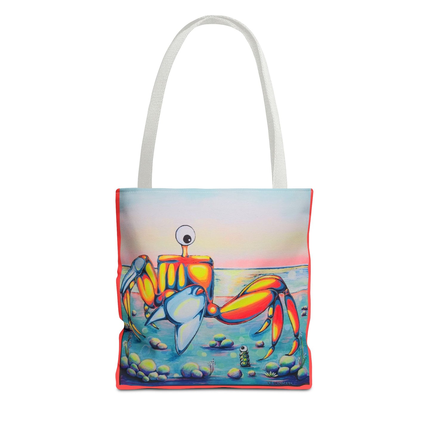 Premium Cyclops Crab Tote Bag, Original Artist Design, Reusable Shopping Tote,  Eco-Friendly