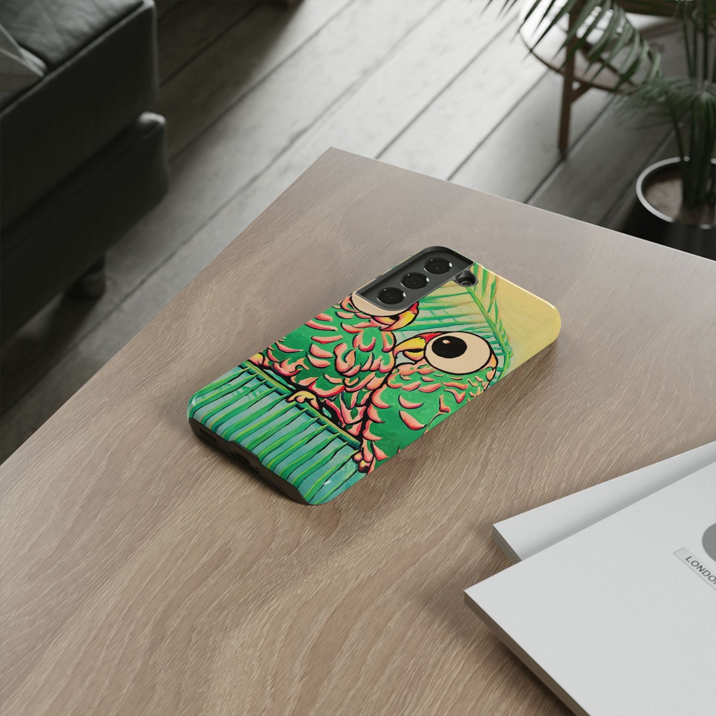 Chatty Cyclops Parrots Tough Phone Case