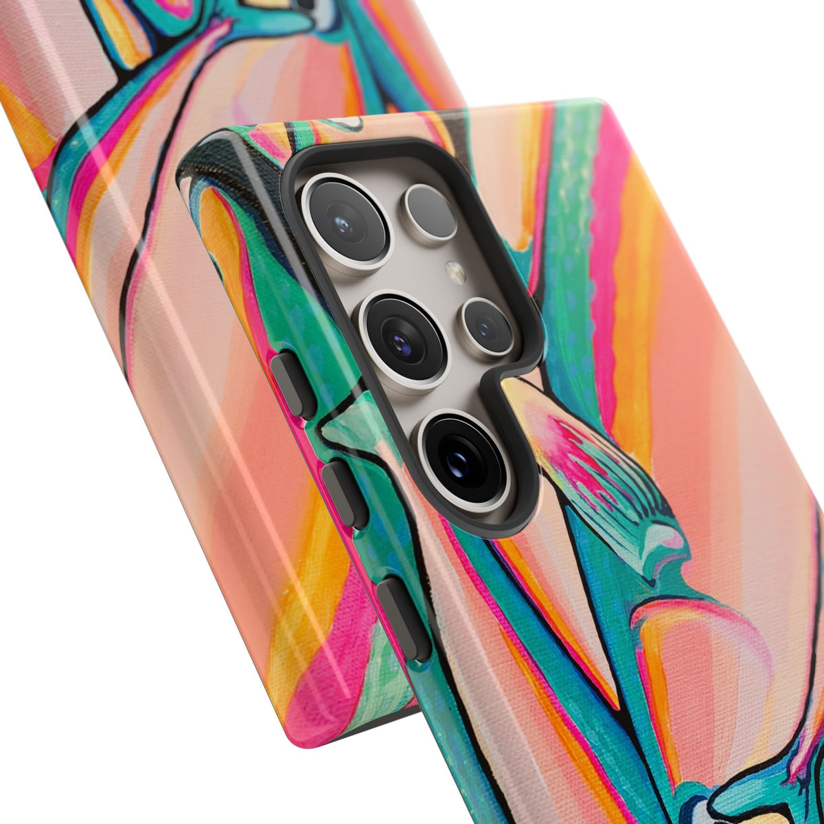 Neon Fish Tough Phone Case