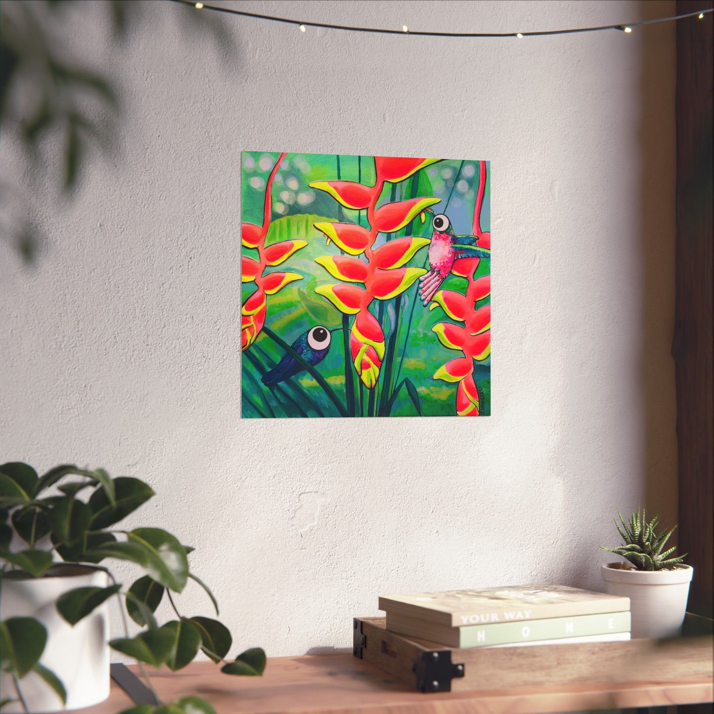 Cyclops Hummingbirds Giclée Art Poster