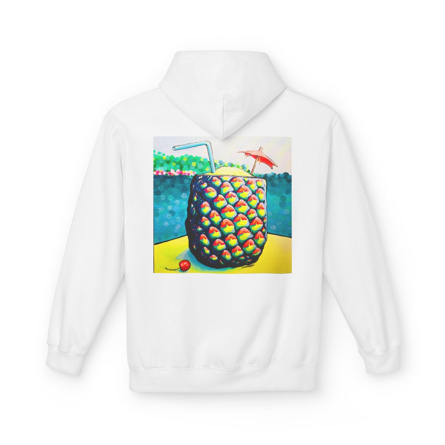 Unisex Neon Piña Colada Soft Hoodie