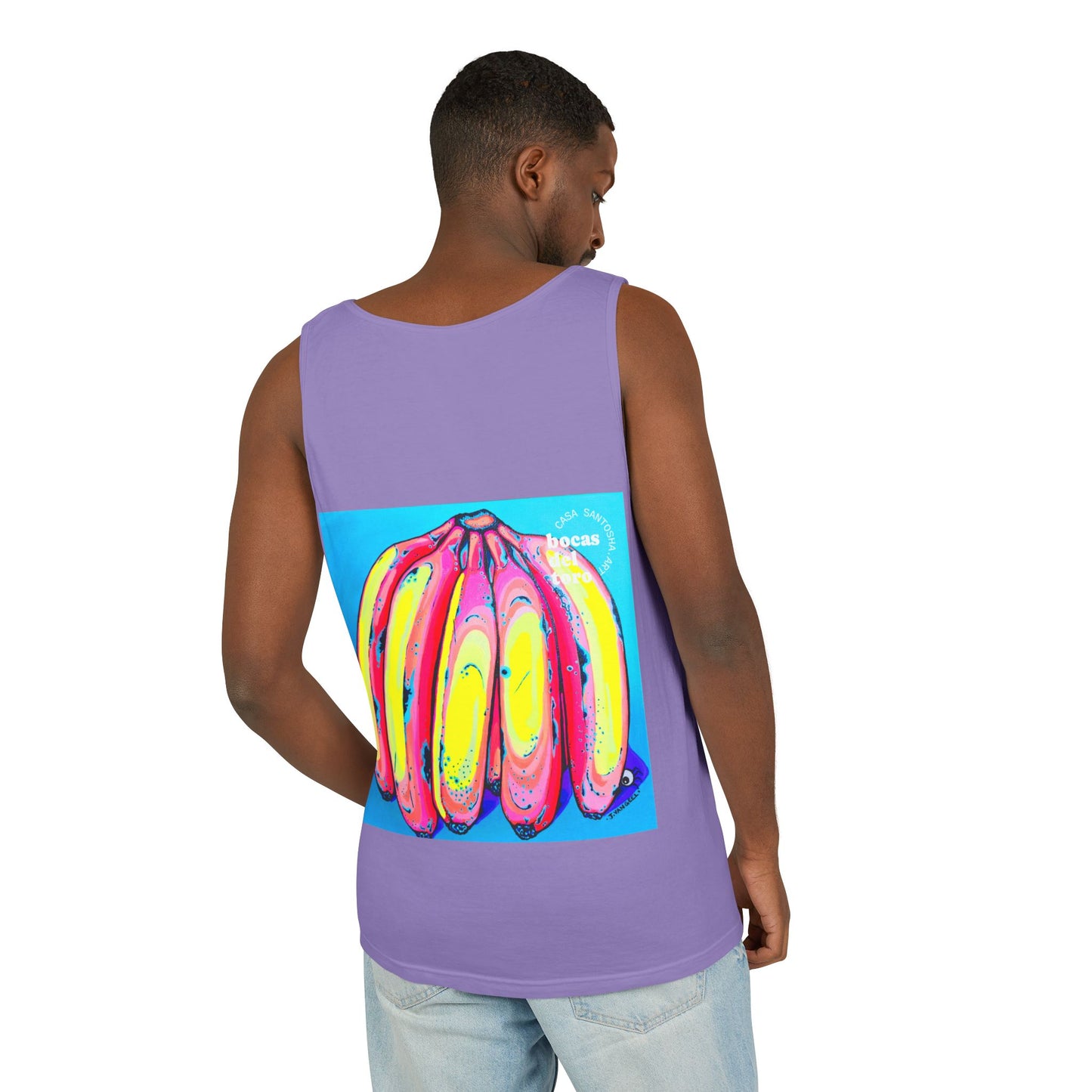 Unisex Neon Fat Bananas Tank Top - Perfect for Summer Vibes