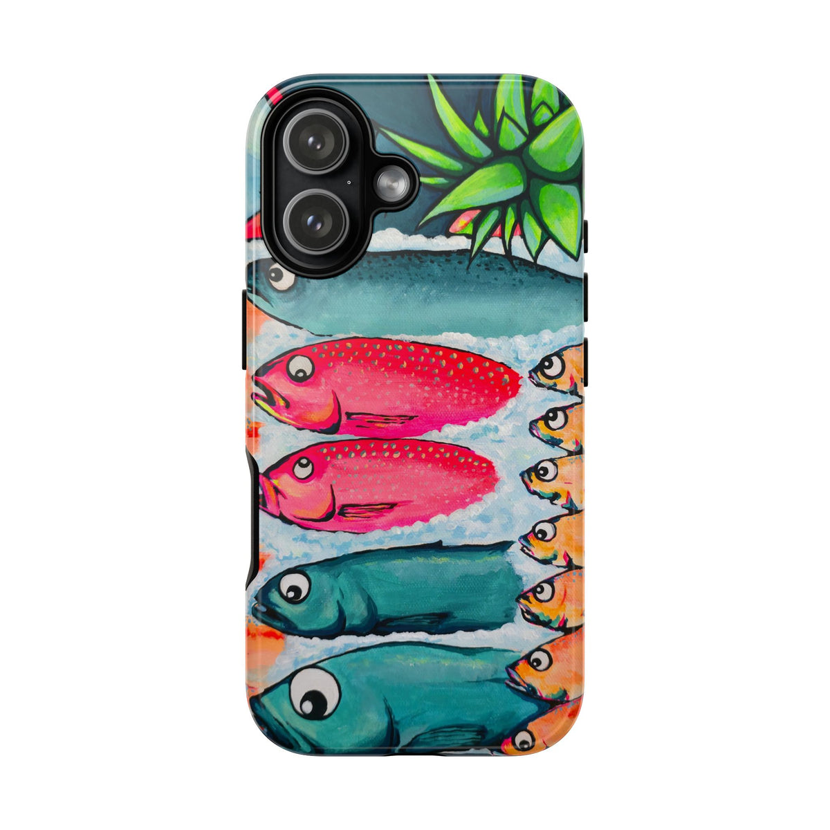Neon Cabo Fish Market Tough Phone Case