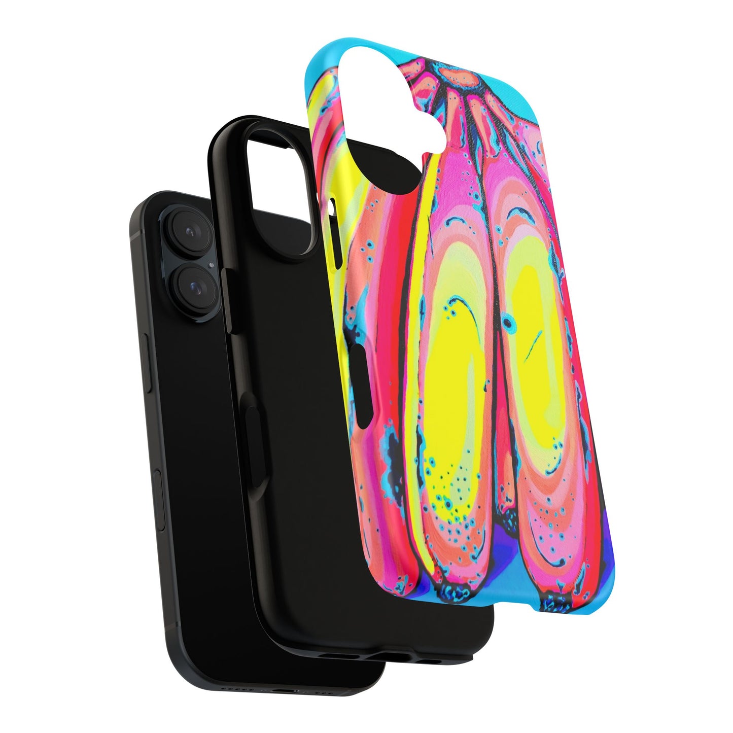 Neon Fat Bananas Tough Phone Case