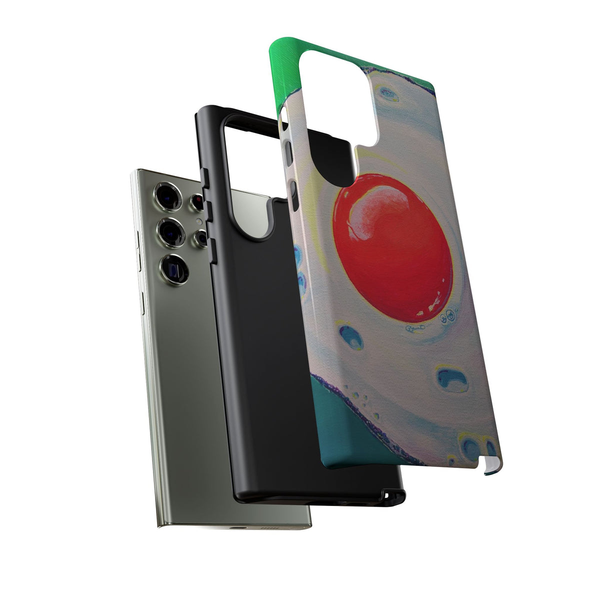 Neon Fried Egg Tough Phone Case