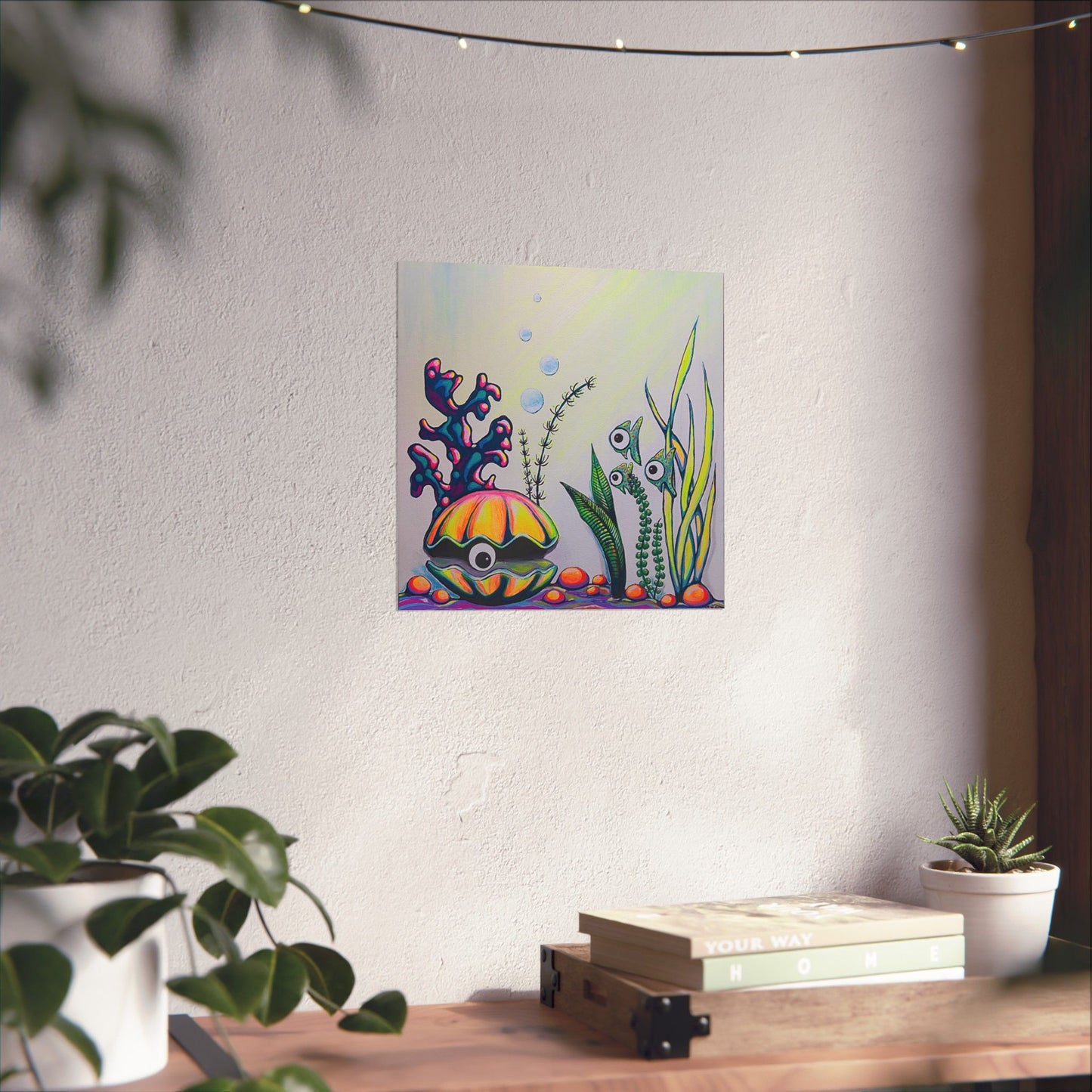 Cyclops Clam Giclée Art Poster