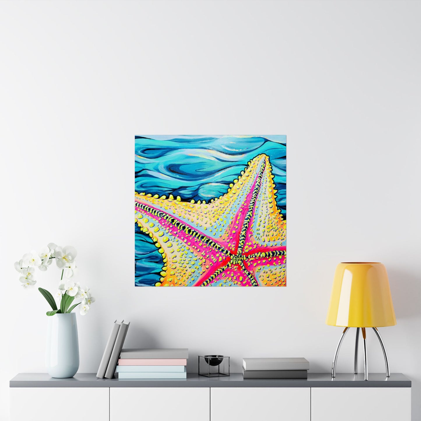 Starfish Beach Bocas Giclée Art Poster