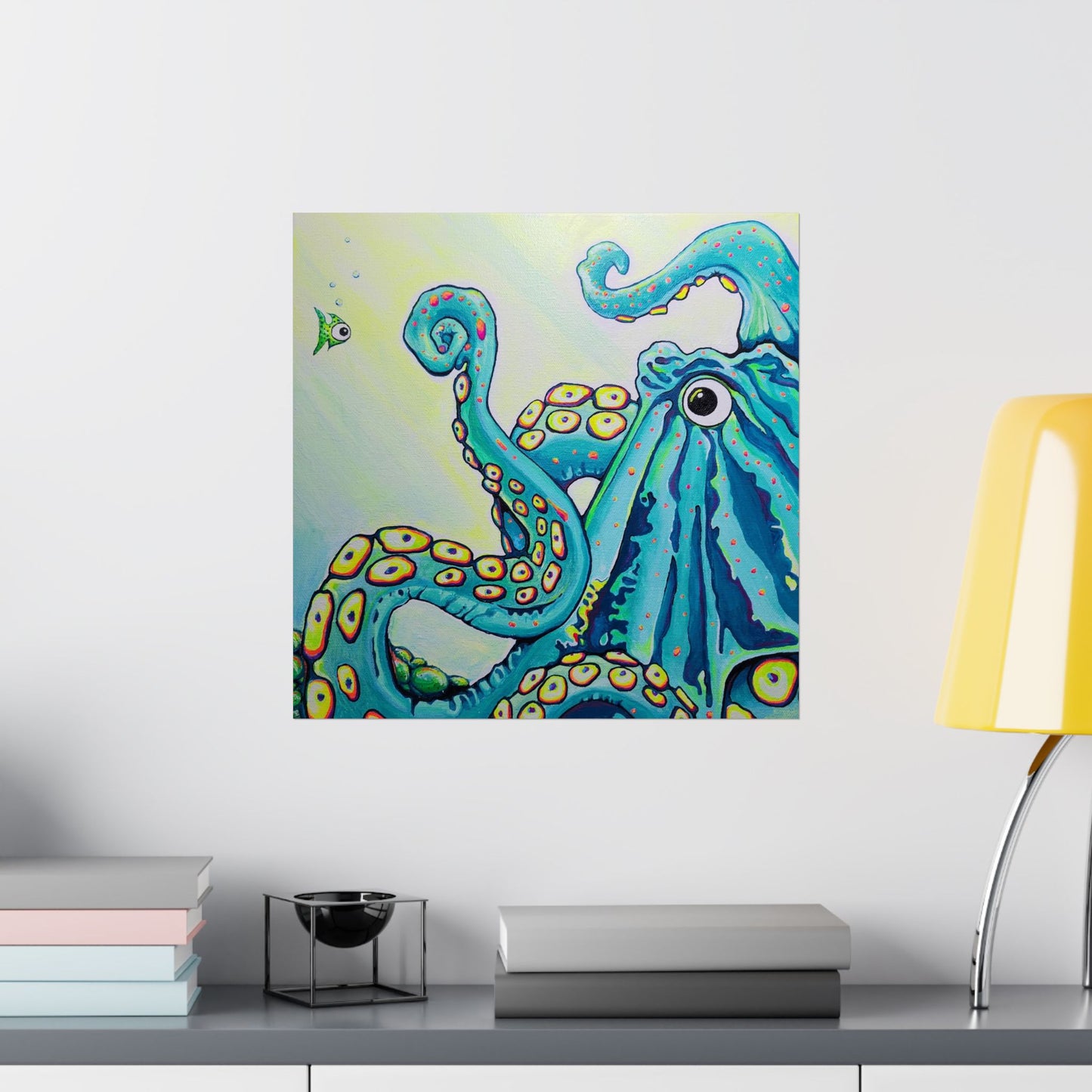 Cyclops Octopus Giclée Art Poster