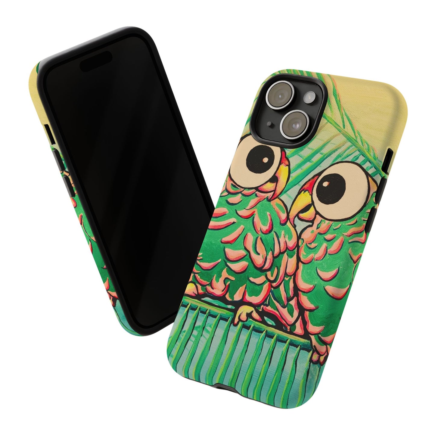 Chatty Cyclops Parrots Tough Phone Case