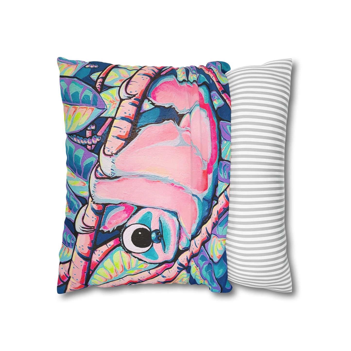 Cyclops Sloth Pillowcase for Throw Pillow, Cover Only