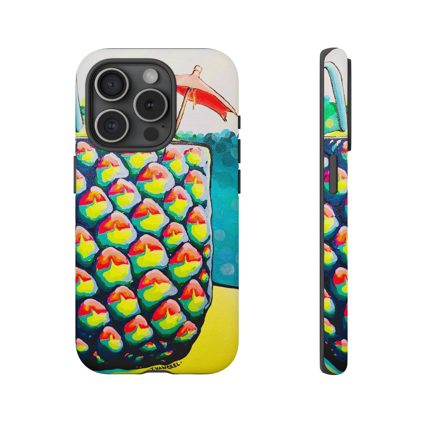 Neon Piña Colada Tough Phone Case