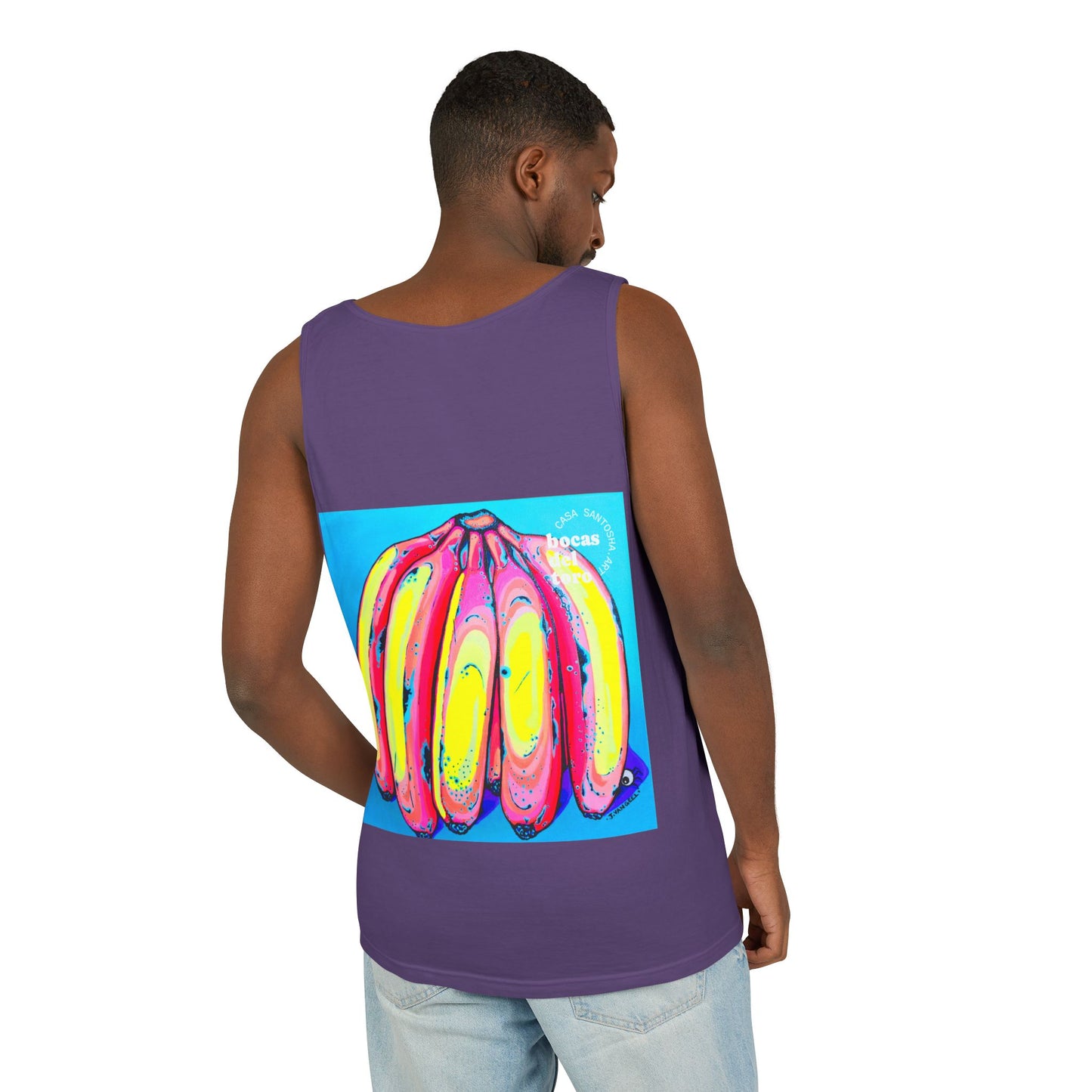 Unisex Neon Fat Bananas Tank Top - Perfect for Summer Vibes