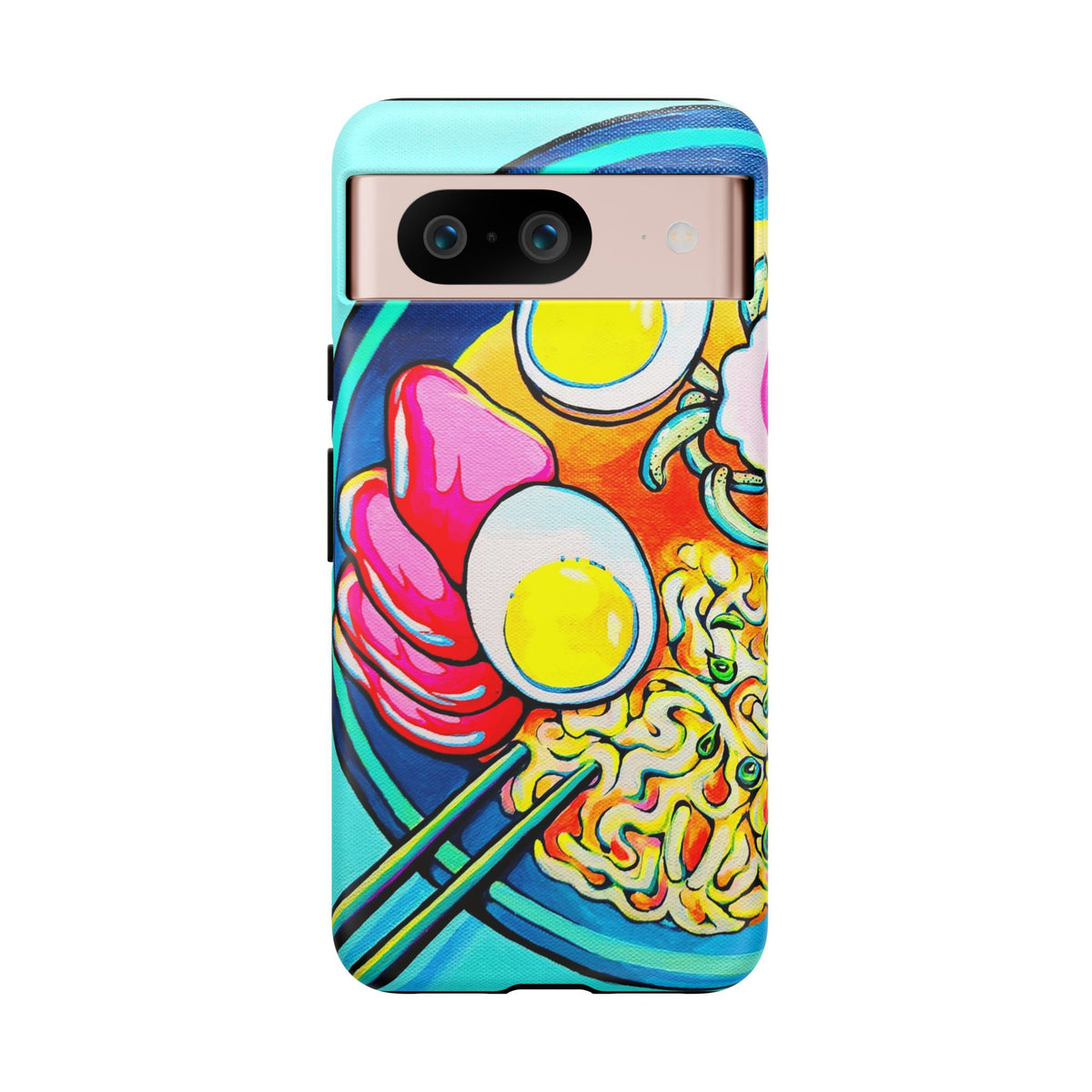 Coque de téléphone résistante Neon Ramen