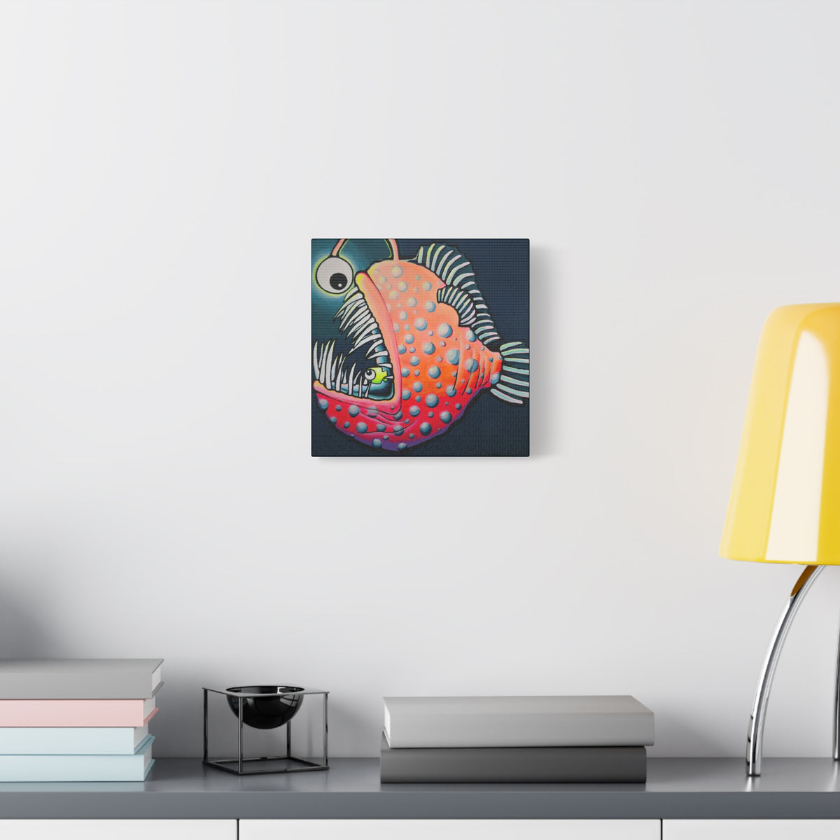 Cyclops Anglerfish Canvas Wall Art
