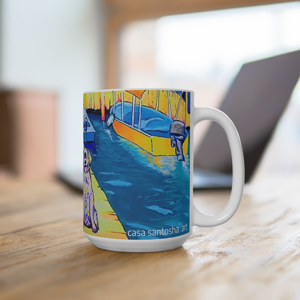 Cyclops Cat and Dog in Bocas Mug