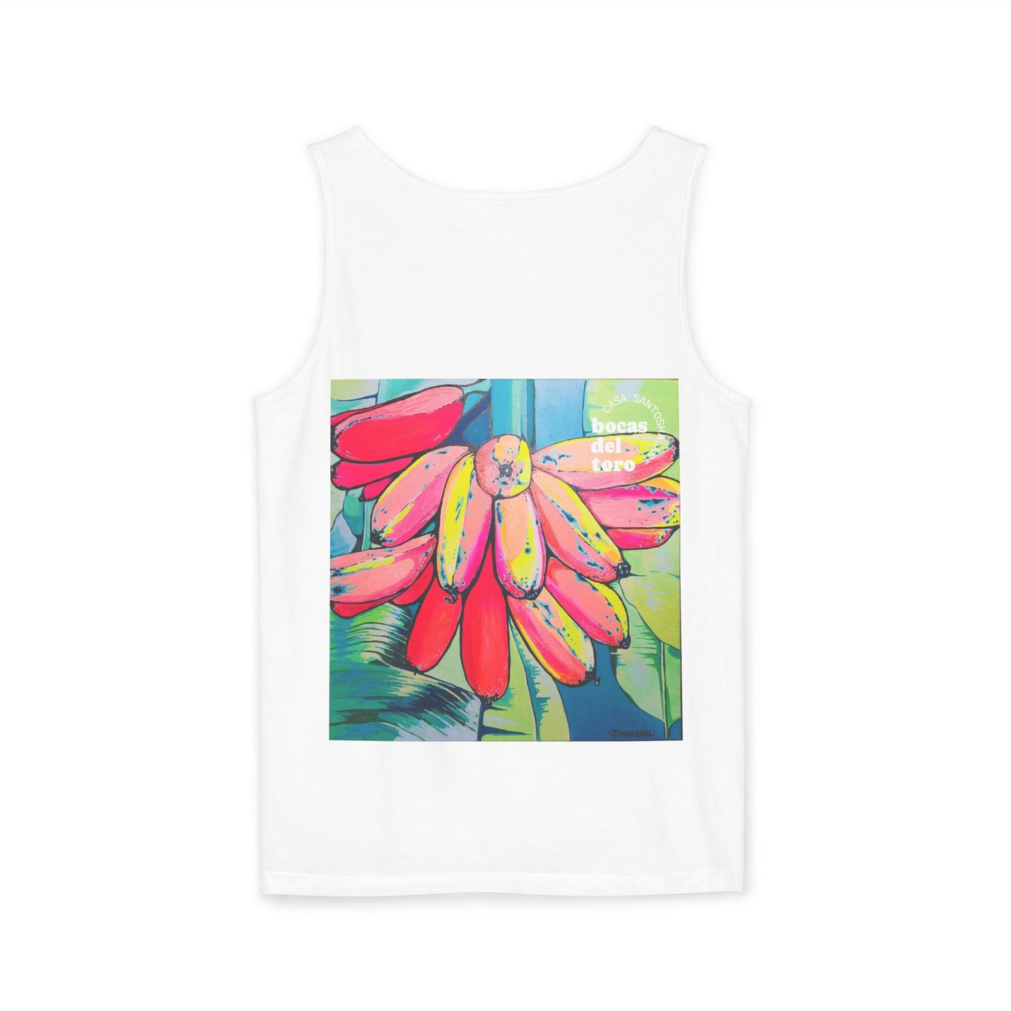 Unisex Neon Primitivo Bananas Tank Top - Perfect for Summer Vibes