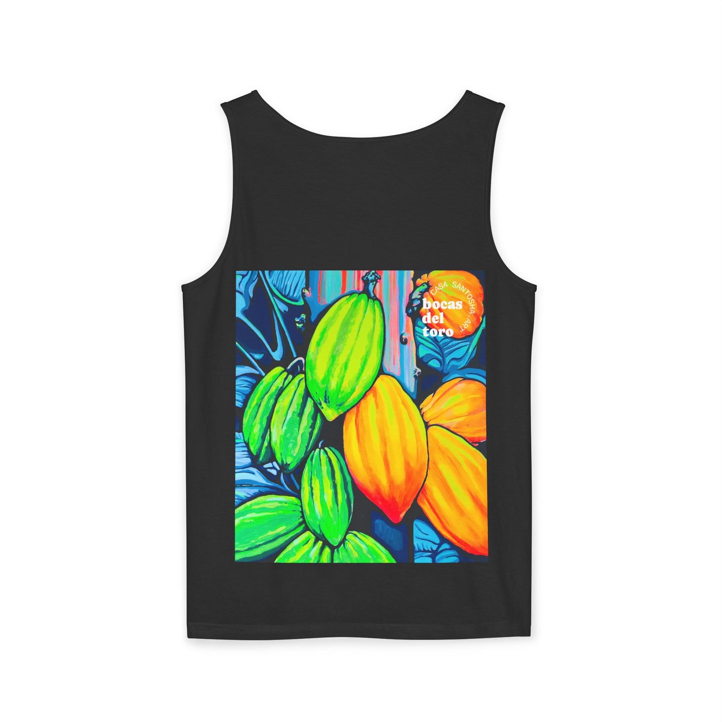 Unisex Neon Cacao Tank Top - Perfect for Summer Vibes