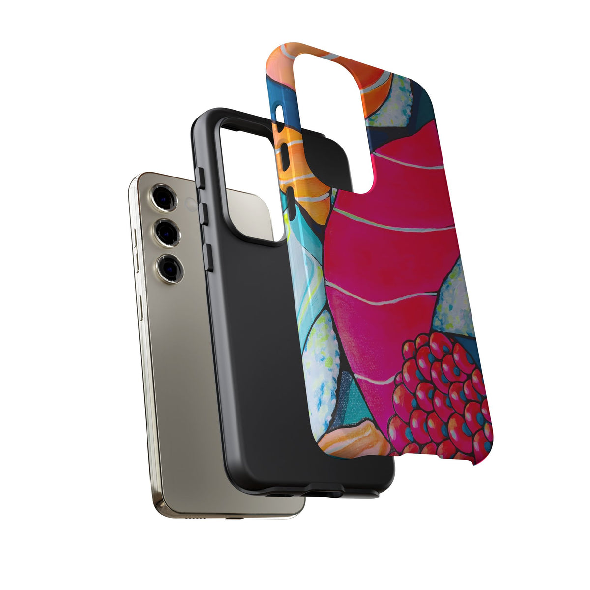 Coque de téléphone résistante Néon Sushi